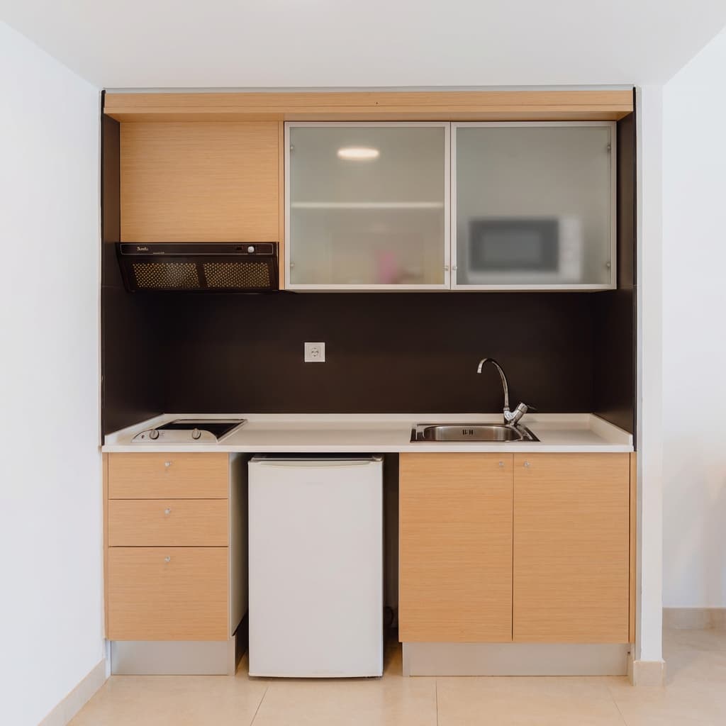 Cocina equipada en aparthotel en Peñíscola | Apartamento en Aparthotel Acuazul