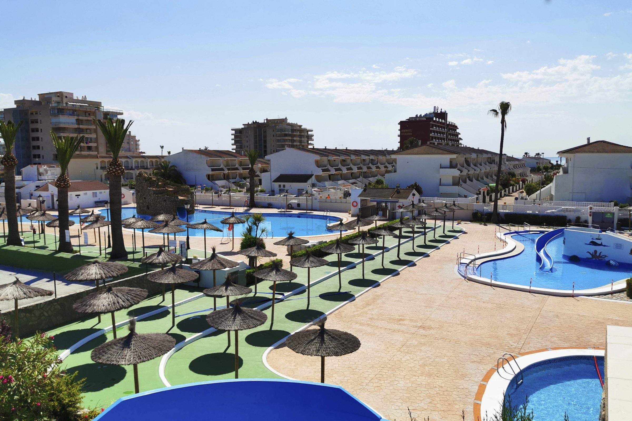 Parque acuático del Aparthotel & Spa Acualandia Peñíscola