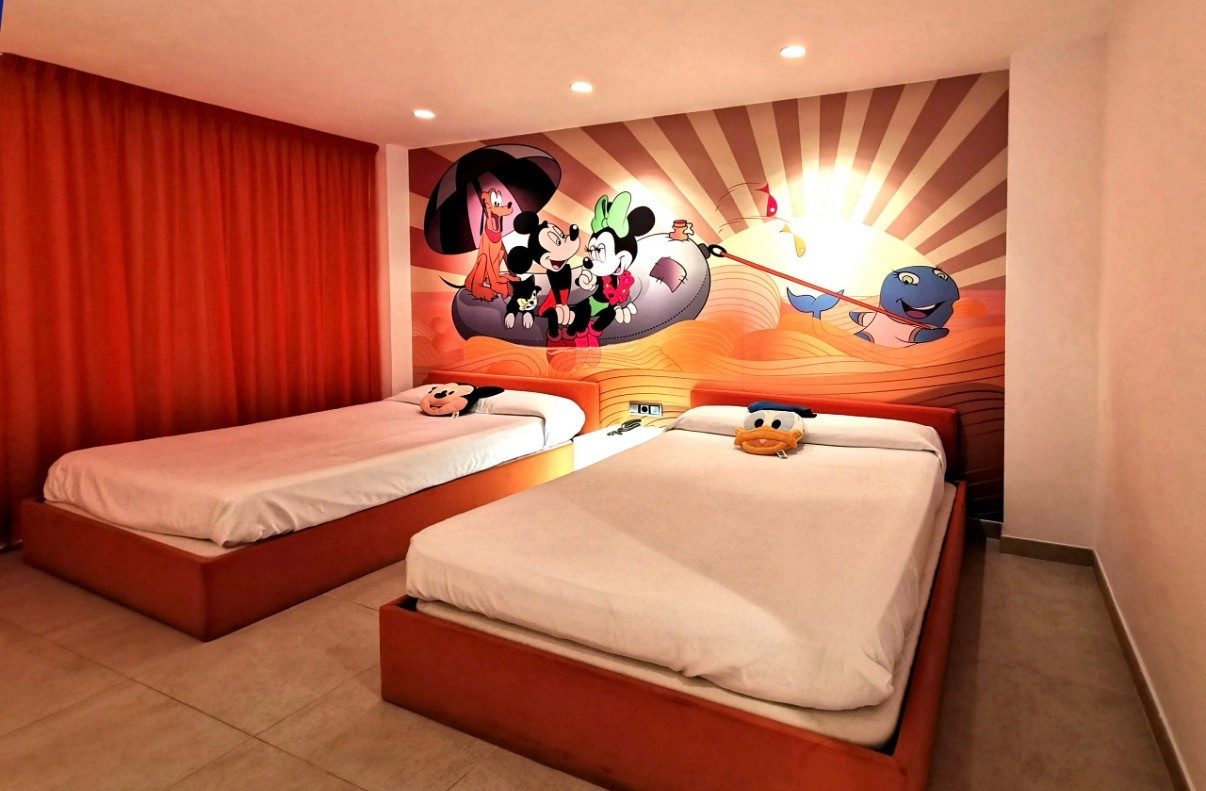 Habitación temática infantil del Hotel Aparthotel & Spa Acuazul Peñíscola